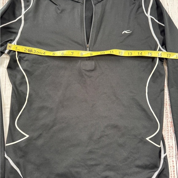 KJUS Womens Black Midlayer 1/4 Zip Performance Pullover Black Size 36/Small - Picture 4 of 6